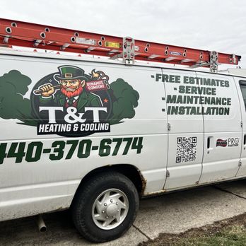 T&T Heating And Cooling - Business van - Heating & Air Conditioning/HVAC Near Me T&T Heating And Cooling - Business van - Heating & Air Conditioning/HVAC Near Me