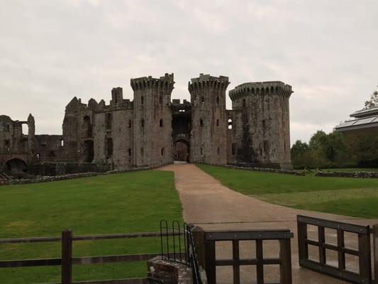 Raglan Castle by null