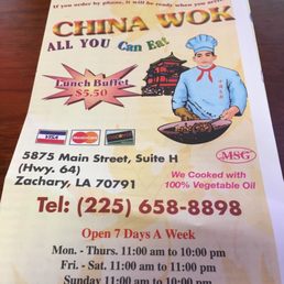 Cover of menu