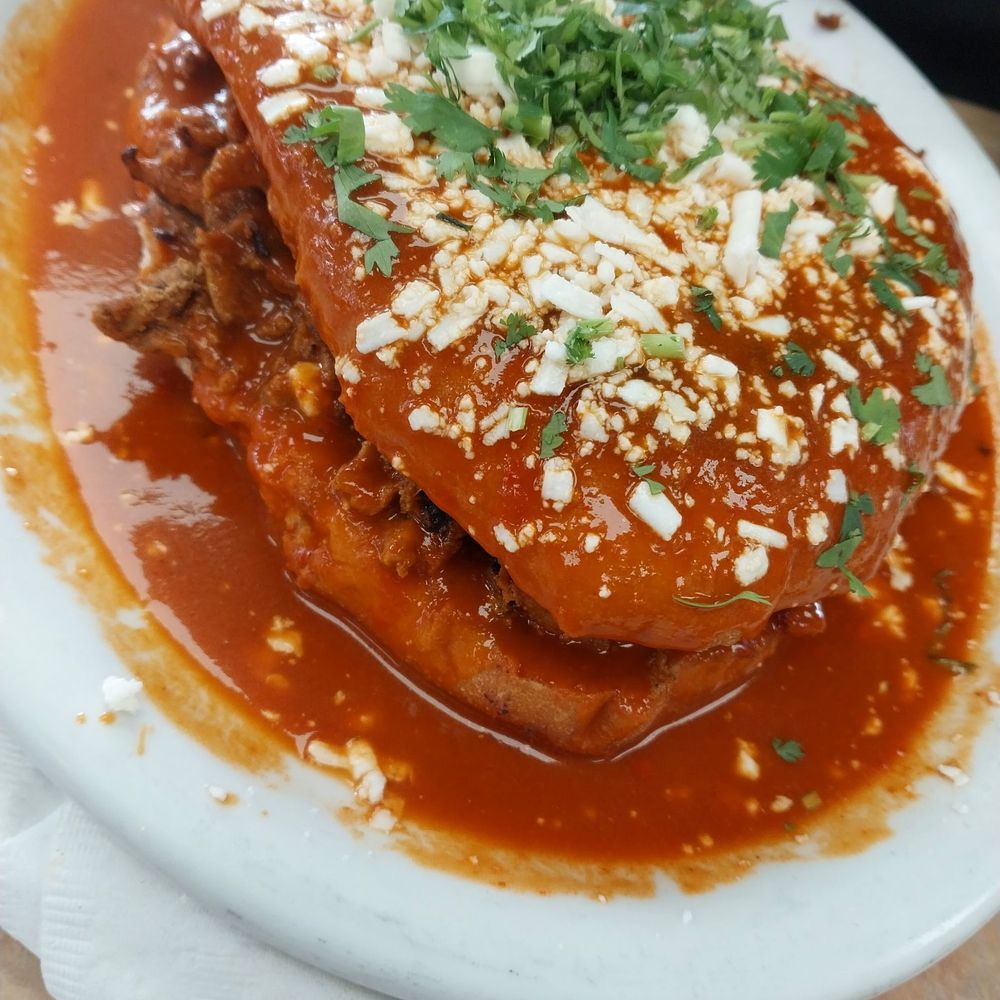La Tortuga Torteria - Torta al pastor ahogada - Mexican Near Me - Seaside, California La Tortuga Torteria - Torta al pastor ahogada - Mexican Near Me - Seaside, California