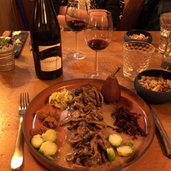 Restaurant Miroir d'Argentine - Émincé de chevreuil aux champions