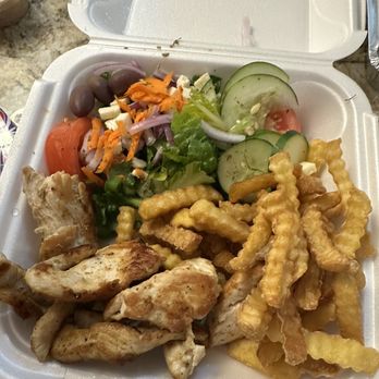 Taso's Greek Taverna - Chicken Gyro Dinner - Greek Near Me - Delray Beach, Florida