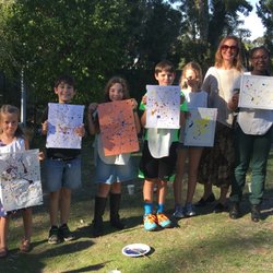 Love for Art - Party for children based on J. Pollack action art