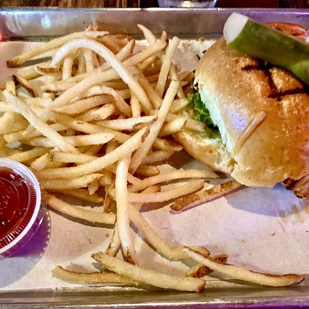 Franklin Hall - Grilled Chicken Sandwich with Fries - Sports Bars Near Me - Washington, DC, District of Columbia Franklin Hall - Grilled Chicken Sandwich with Fries - Sports Bars Near Me - Washington, DC, District of Columbia