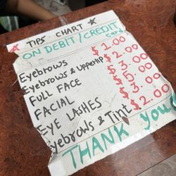 Heena Salon - Prices with card