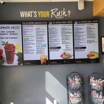 Rush Bowls - Menu - Juice Bars & Smoothies Near Me - Dallas, Texas Rush Bowls - Menu - Juice Bars & Smoothies Near Me - Dallas, Texas