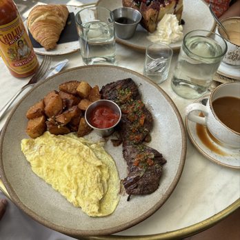 Bowery Road - Brioche French Toast and Grass Fed Skirt Steak - New American Near Me - New York, New York