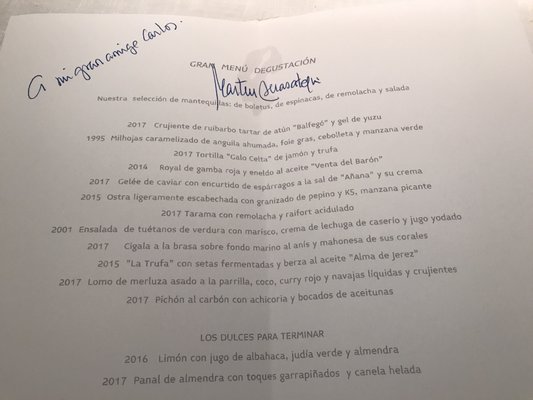 Menu photo 4 Martin Berasategui Lasarte-Oria, SS