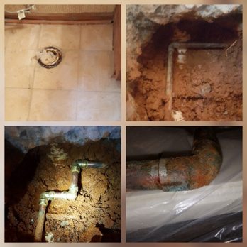 Pinnacle Plumbing Service - Slab leak in downstairs bathroom - Plumbing Near Me Pinnacle Plumbing Service - Slab leak in downstairs bathroom - Plumbing Near Me