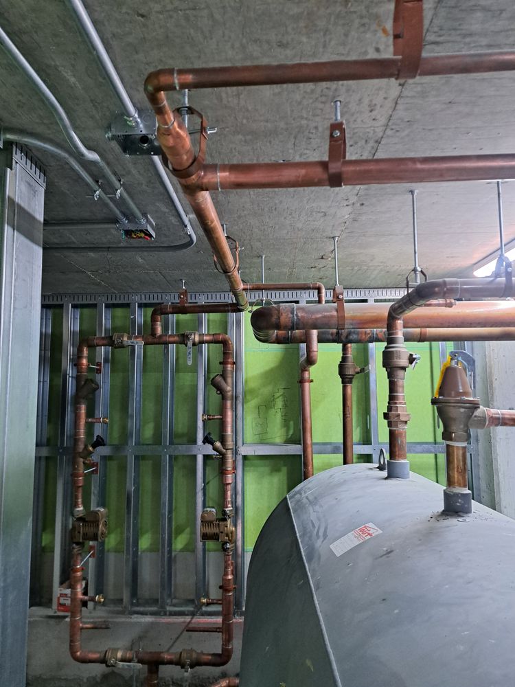 Slide of Oscars plumbing