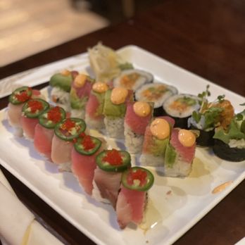 Soberfish - Suzy Q Roll (8 pcs)* Crunchy Roll (8 pcs)* and Spicy Salmon Roll (5 pcs)* - Sushi Bars Near Me - Minneapolis, Minnesota Soberfish - Suzy Q Roll (8 pcs)* Crunchy Roll (8 pcs)* and Spicy Salmon Roll (5 pcs)* - Sushi Bars Near Me - Minneapolis, Minnesota