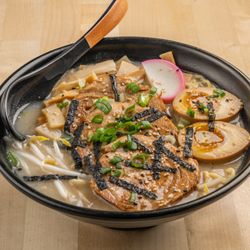 Fusion Poke - The famous and mouth-watering Tonkotsu Ramen with our slow cooked pork chashu