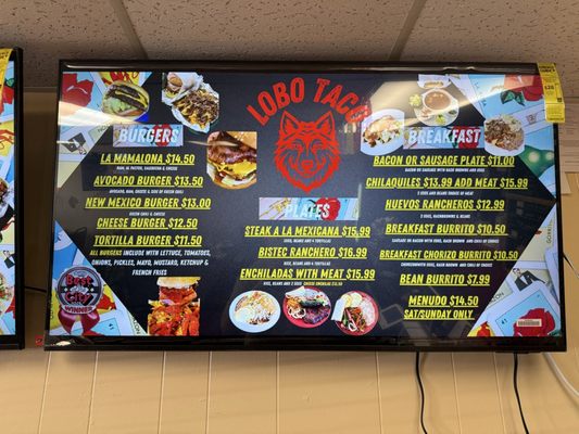 Menu photo 1 Lobo Taco Albuquerque, NM