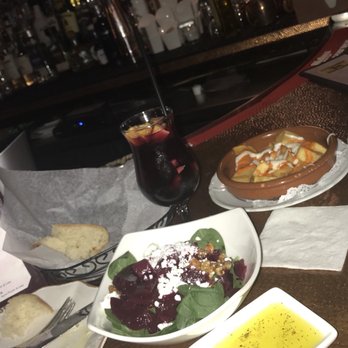 Bodega Spanish Tapas & Lounge - Bread, Red Sangria, Patatas Bravas y Ensaladilla Remolacha con Queso Ensaladilla Remolacha con Queso - Tapas Bars Near Me - Washington, DC, District of Columbia Bodega Spanish Tapas & Lounge - Bread, Red Sangria, Patatas Bravas y Ensaladilla Remolacha con Queso Ensaladilla Remolacha con Queso - Tapas Bars Near Me - Washington, DC, District of Columbia