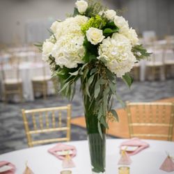 Christopher's Flowers - Tall and elegant centerpiece will draw your attention!
