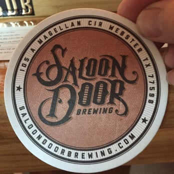Saloon Door Brewing - Logo - Breweries Near Me - Webster, Texas Saloon Door Brewing - Logo - Breweries Near Me - Webster, Texas