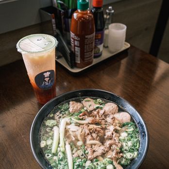 Pho Now - House special pho tai lan and thai tea - Vietnamese Near Me - San Jose, California