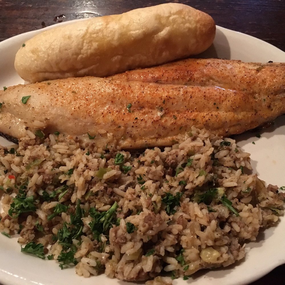 Parrain's Seafood - BBQ Drum, my usual favorite! - Southern Near Me - Baton Rouge, Louisiana