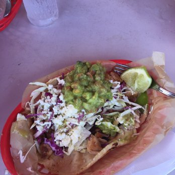 Tiki Tacos - This is just one of "The Beat Fish Tacos" (I got excited and ate the other one before the picture)-the name hold true! It was the best!! - Mexican Near Me - Kapaa, Hawaii Tiki Tacos - This is just one of "The Beat Fish Tacos" (I got excited and ate the other one before the picture)-the name hold true! It was the best!! - Mexican Near Me - Kapaa, Hawaii