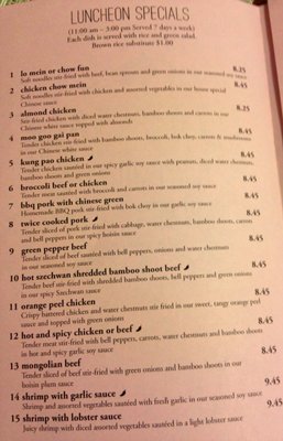 Menu photo 8 Diho Siam Mission Viejo, CA