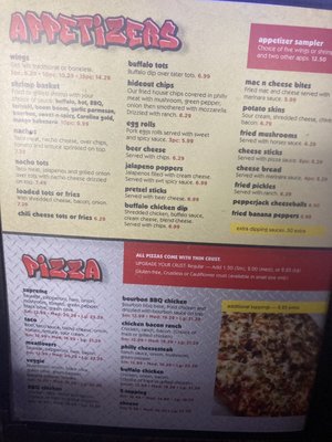 Menu photo 4 Hideout Pizzaria Louisville, KY Menu photo 4 Hideout Pizzaria Louisville, KY