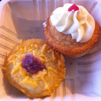 Chibog - Mini Bibingkas (Ube & Cream Cheese, $3.25/each) - Filipino Near Me - Daly City, California