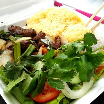 Pho Vina - Garlic steak & butter rice :) - Vietnamese Near Me - Anaheim, California