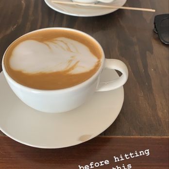 29th Parallel Coffee - Rose almond latte.  Not bad! - Coffee & Tea Near Me - Fairfax Station, Virginia