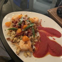 Shrimp and Chorizo Spaetzle