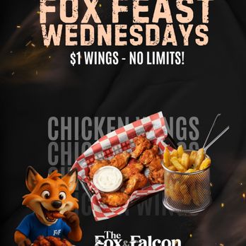 The Fox & Falcon Pub - $1 Wings - Chicken Wings Near Me - Toronto, Ontario The Fox & Falcon Pub - $1 Wings - Chicken Wings Near Me - Toronto, Ontario