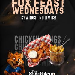 The Fox & Falcon Pub - $1 Wings