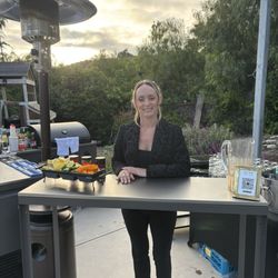 Bartender at a birthday party