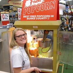 Morganton Ace Hardware - Free Popcorn!
Every Day, All Day