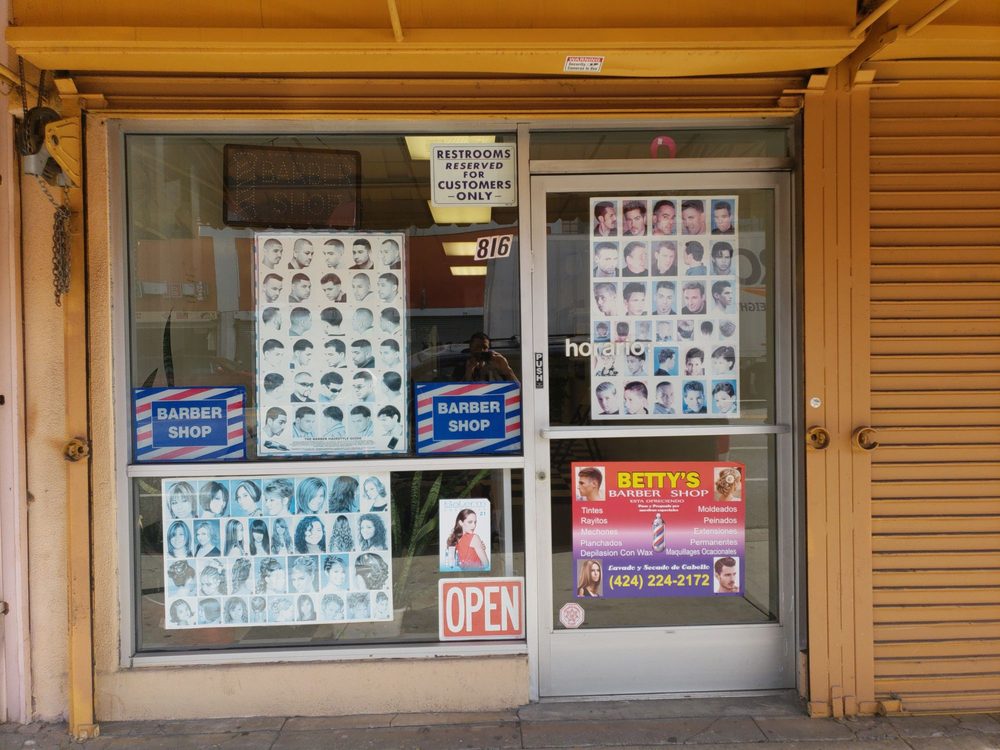 Betty's Barbershop & Beauty Salon Logo