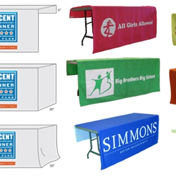 Accent Banner - Various appliqued and printed table drapes. - Signmaking Near Me - Medford, Massachusetts Accent Banner - Various appliqued and printed table drapes. - Signmaking Near Me - Medford, Massachusetts
