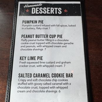 Dinosaur Bar-B-Que - Dessert Menu - Barbeque Near Me - Rochester, New York