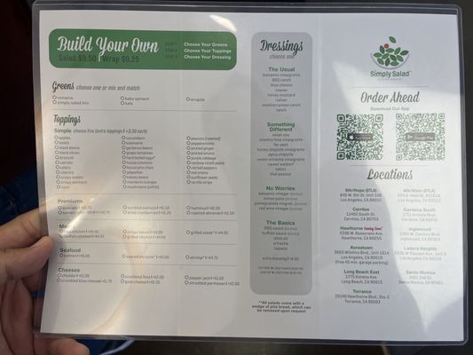 Menu photo 2 Simply Salad Cerritos, CA