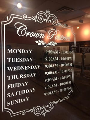 Menu photo 6 Crown Pastries Toronto, ON
