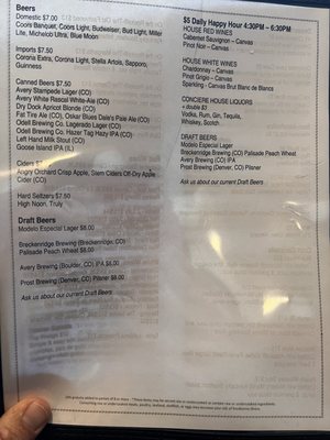 Menu photo 3 The Placery Denver, CO Menu photo 3 The Placery Denver, CO