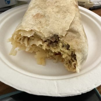 Corky's Kitchen and Bakery - Apple Valley - Par-Cooked hash browns in my Breakfast Burrito - American Near Me - Apple Valley, California Corky's Kitchen and Bakery - Apple Valley - Par-Cooked hash browns in my Breakfast Burrito - American Near Me - Apple Valley, California