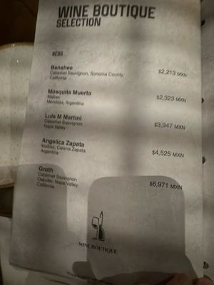 Menu photo 5 Ember Playa del Carmen, ROO