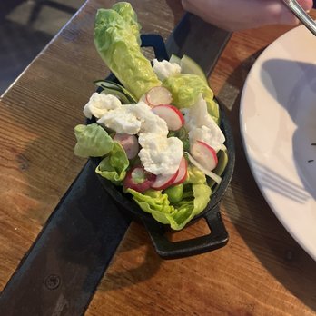 The Blackbird - Courgette and laverstoke park farm mozzarella salad - Pubs Near Me - London, XGL