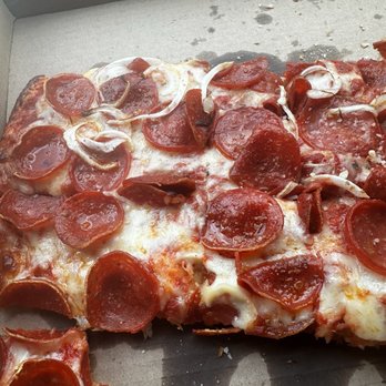 K&C Restaurants - Pepperoni and onion pizza - Pizza Near Me - Logan, Ohio