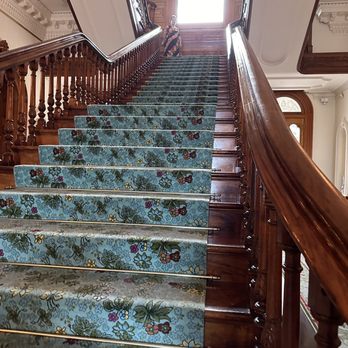 Iolani Palace - The staircase is the only original wood in the palace that didn't get destroyed by termites. - Museums Near Me - Honolulu, Hawaii Iolani Palace - The staircase is the only original wood in the palace that didn't get destroyed by termites. - Museums Near Me - Honolulu, Hawaii