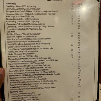 BenCotto - Boston - Wine list - Italian Near Me - Boston, Massachusetts