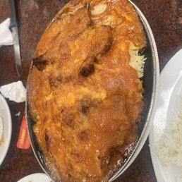 Baked pork chop rice Baked pork chop rice