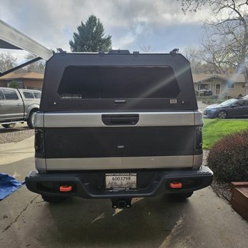Jacinto's Wraps - Tailgate done in black. - Vehicle Wraps Near Me