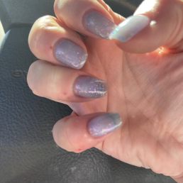 You can see through through the polish. You can see through through the polish.
