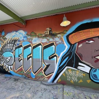 Railyard Arts District - Another Warehouse 21 mural - Art Galleries Near Me - Santa Fe, New Mexico
