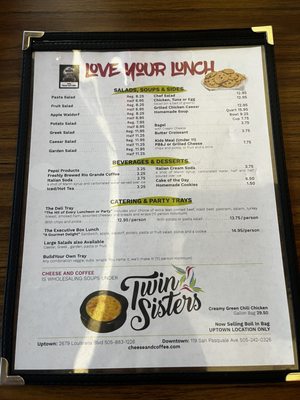 Menu photo 4 Cheese & Coffee Cafe Downtown Albuquerque, NM